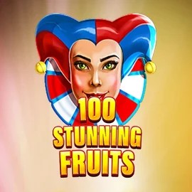 Slots logo of 100 Stunning Fruits from SYNOT Games at Azurslot Casino