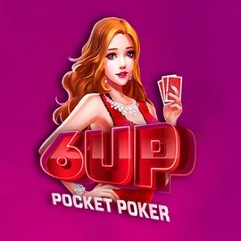 Official Poker logo: 6 Up Pocket Poker by FlipLuck at Azurslot Casino