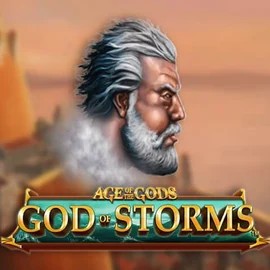 Official Slots logo: Age Of The Gods: God of Storms by Playtech at Azurslot Casino