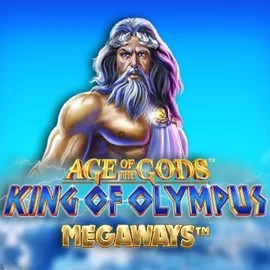 Slots logo of Age Of The Gods: King of Olympus Megaways from Origins at Azurslot Casino