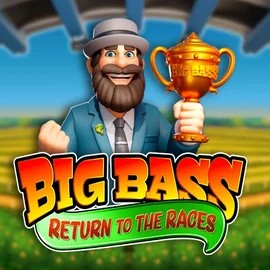 Big Bass Return to the Races by Pragmatic Play, showcased at azurslotcasino.net – game logo