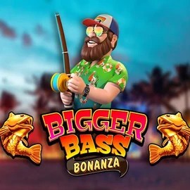 Bigger Bass Bonanza by Pragmatic Play, showcased at azurslotcasino.net – game logo