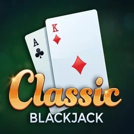 Classic Blackjack logo by Red Tiger Gaming at Azurslot Casino