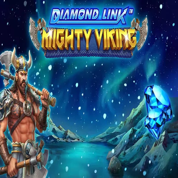 Diamond Link Mighty Viking slot visual from Greentube available on azurslotcasino.net