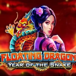 Floating Dragon Year of the Snake logo by Pragmatic Play Azurslot Casino