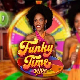Live Casino logo of Funky Time from Evolution at Azurslot Casino