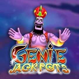 Enjoy Genie Jackpots by Blueprint Gaming – logo hosted on azurslotcasino.net