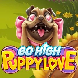Go High Puppy Love casino game by RubyPlay – featured logo at Azurslot Casino