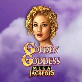 Golden Goddess Megajackpots slot logo by IGT at Azurslot Casino