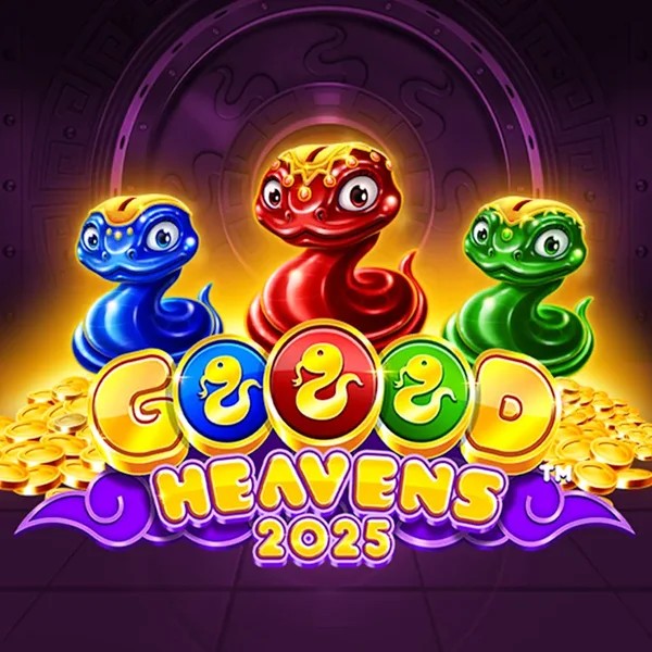 Goood Heavens by Rarestone Gaming, showcased at azurslotcasino.net – game logo