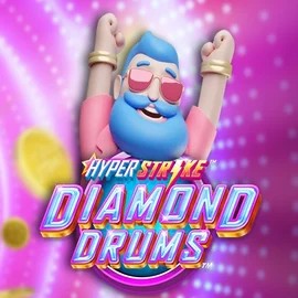Hyper Strike Diamond Drums logo by Gameburger Studios Azurslot Casino