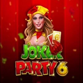 Try Joker Party 6 slot by Greentube on azurslotcasino.net – logo image