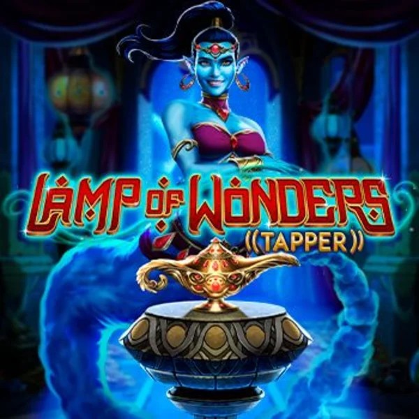 Official Slots logo: Lamp Of Wonders Tapper by Greentube at Azurslot Casino