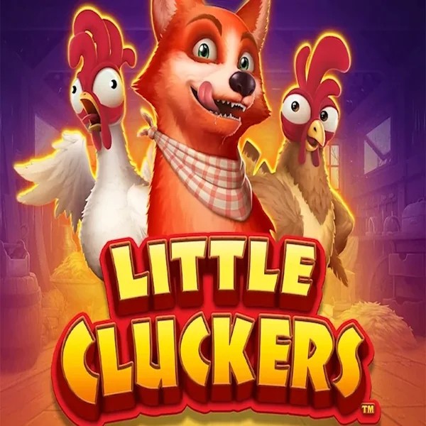 Little Cluckers by Greentube, showcased at azurslotcasino.net – game logo