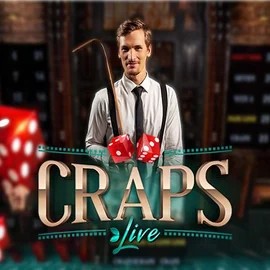 Live Craps logo by Evolution at Azurslot Casino