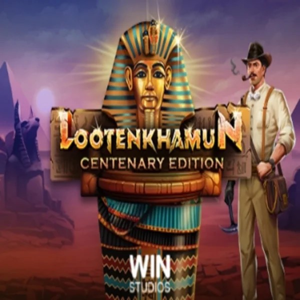 Loot'en Khamun the Dead Sea Scrolls slot logo by Win Studios at Azurslot Casino