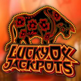 Lucky Ox Jackpots by Rival, showcased at azurslotcasino.net – game logo