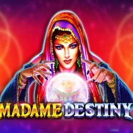 Madame Destiny slot logo by Pragmatic Play at Azurslot Casino