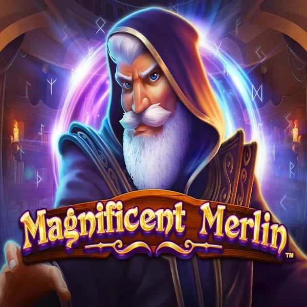 Try Magnificent Merlin slot by Greentube on azurslotcasino.net – logo image