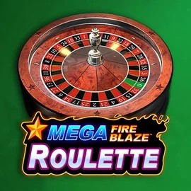 Mega Fire Blaze Roulette slot visual from Playtech available on azurslotcasino.net