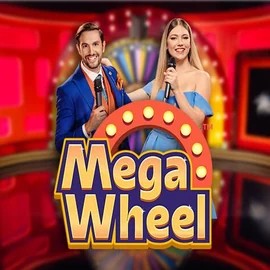 Mega Wheel slot logo by Pragmatic Play at Azurslot Casino