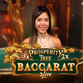 Prosperity Tree Baccarat slot visual from Evolution available on azurslotcasino.net