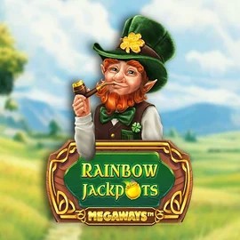 Try Rainbow Jackpots Megaways slot by Red Tiger Gaming on azurslotcasino.net – logo image