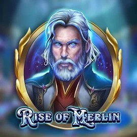 Rise of Merlin by Play'n GO, showcased at azurslotcasino.net – game logo