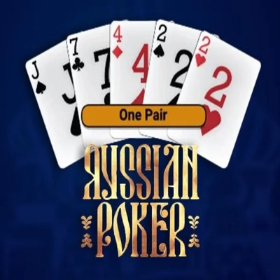 Russian Poker casino game by OneTouch Games – featured logo at Azurslot Casino