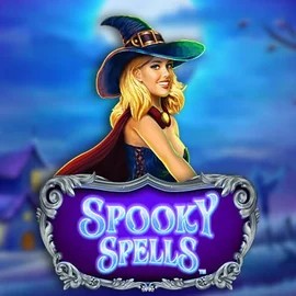 Enjoy Spooky Spells by Novomatic – logo hosted on azurslotcasino.net