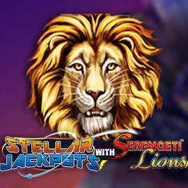 Stellar Jackpots with Serengeti Lions slot icon by Lightning Box Game, available at Azurslot Casino