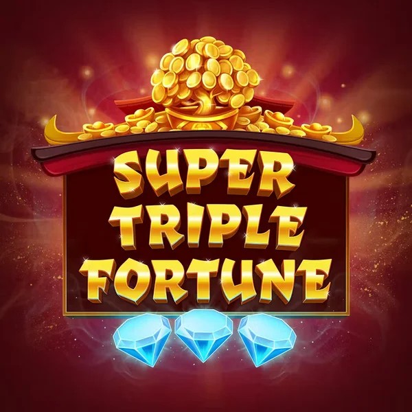 Super Triple Fortune online game logo by Greentube on azurslotcasino.net