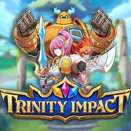 Trinity Impact slot logo by Play'n GO at Azurslot Casino