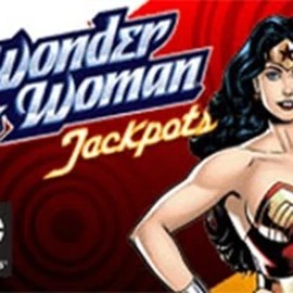 Official Jackpots logo: Wonder Woman Jackpots by Amaya at Azurslot Casino